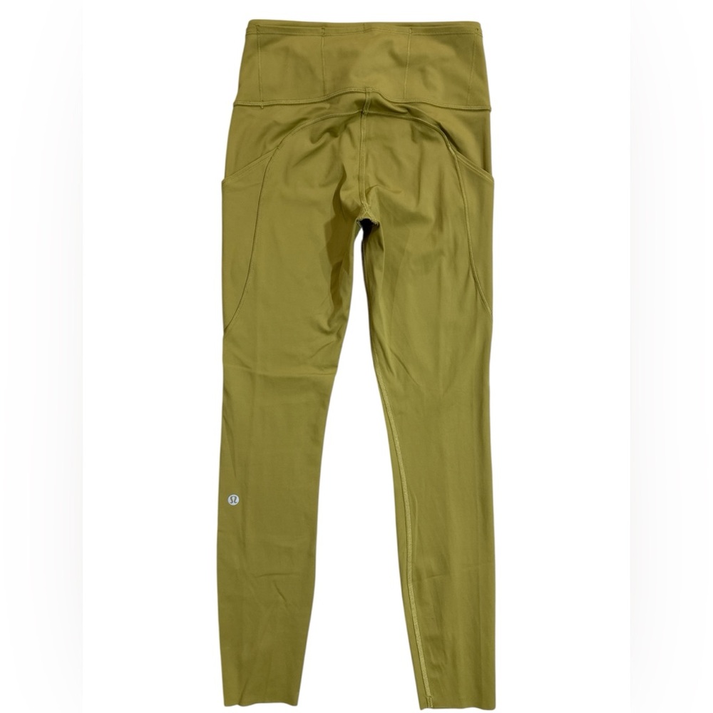 Lululemon Fast and Free Tight II 25" *Non-Reflective Nulux Green Size 4 - Picture 4 of 8